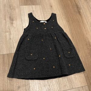 Zara Kids Heart Sleeveless Dress 3-4